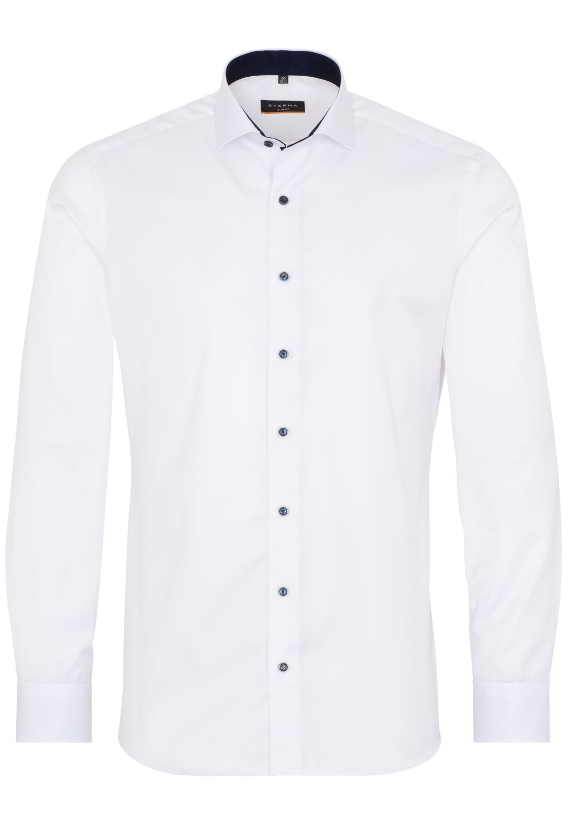 Slim Fit Cover Shirt with Contrast Button