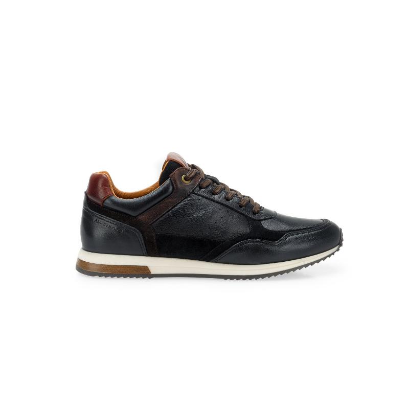 Slow Shoe by Ambitious in navy combination. 