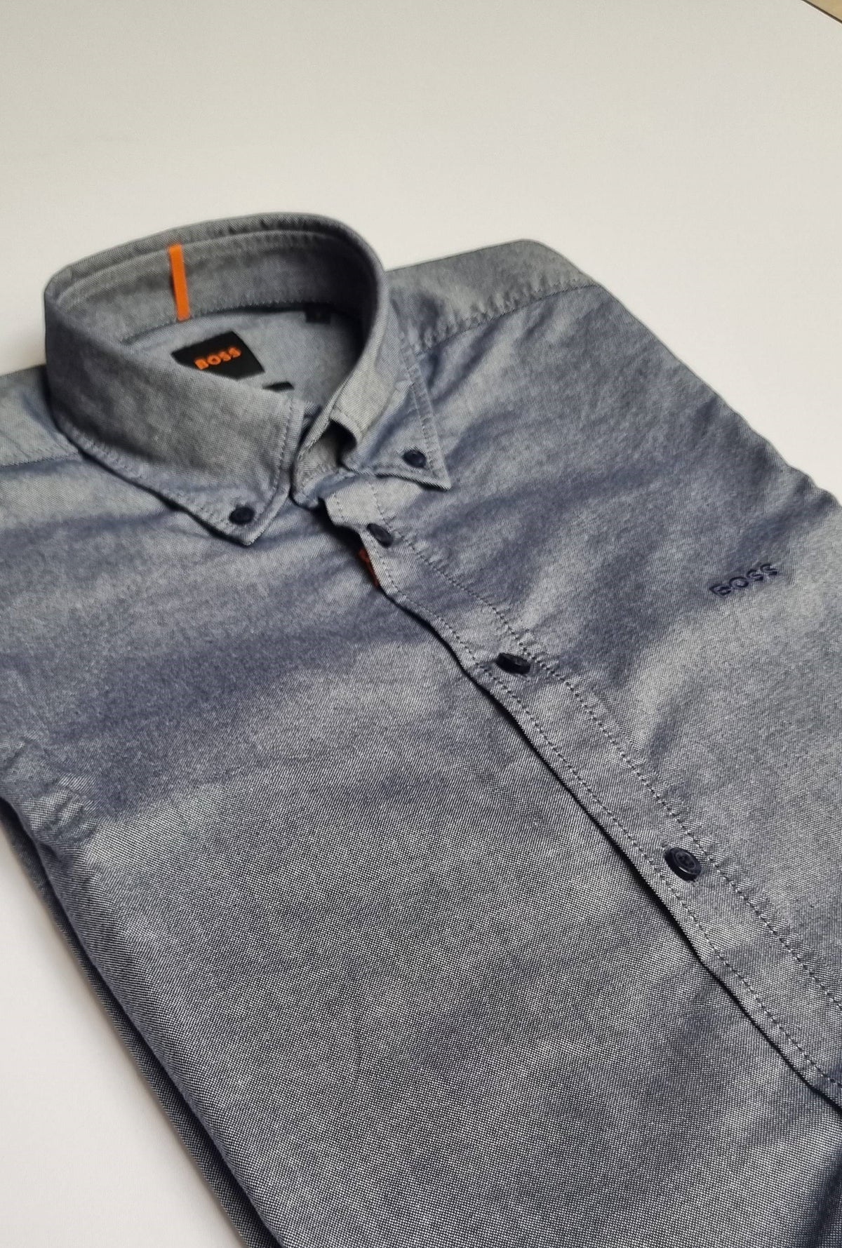 The Boss Orange Rickert Shirt is the perfect fusion of casual elegance and modern tailoring
