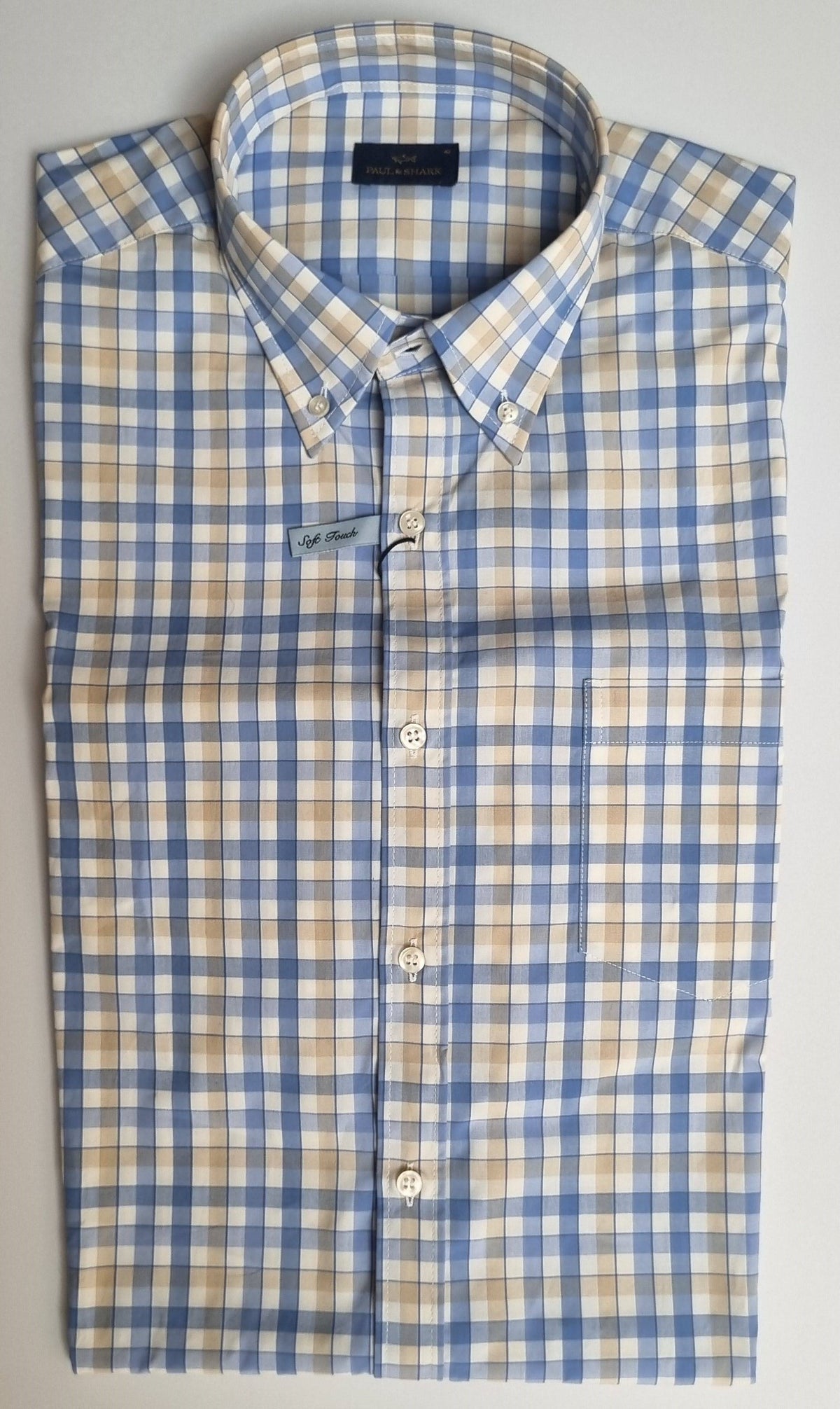 The Paul &amp; Shark Soft Touch Poplin Shirt blends luxurious comfort with sharp tailoring.
