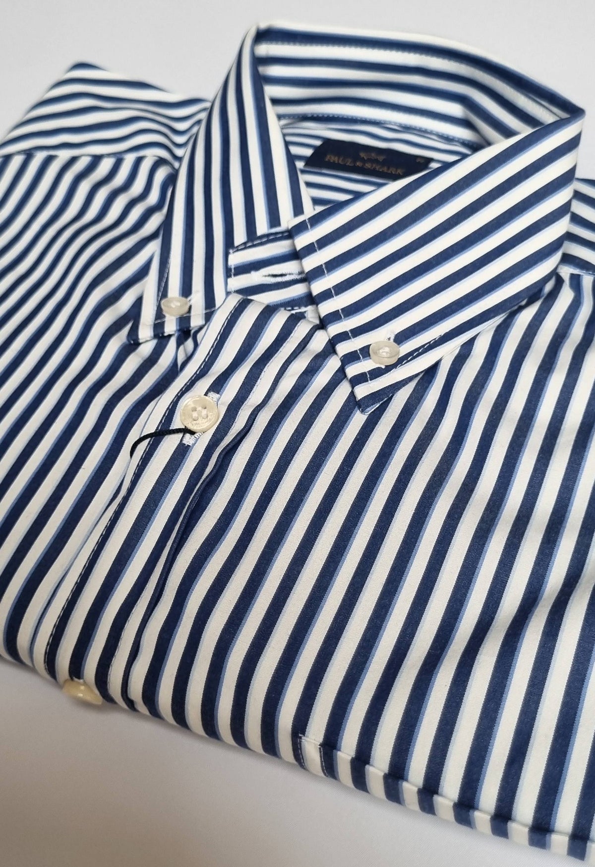 The Paul &amp; Shark Cotton Poplin Shirt showcases refined Italian tailoring in a breathable, lightweight design