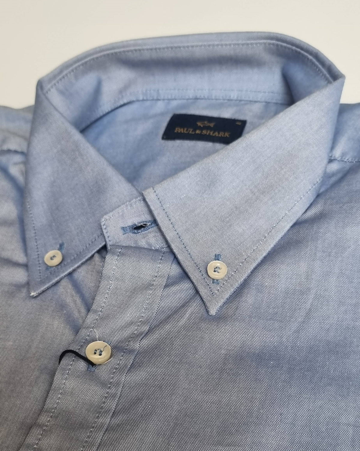The Paul &amp;  Shark Cotton Oxford Shirt is a timeless essential that brings together classic style and enduring comfort