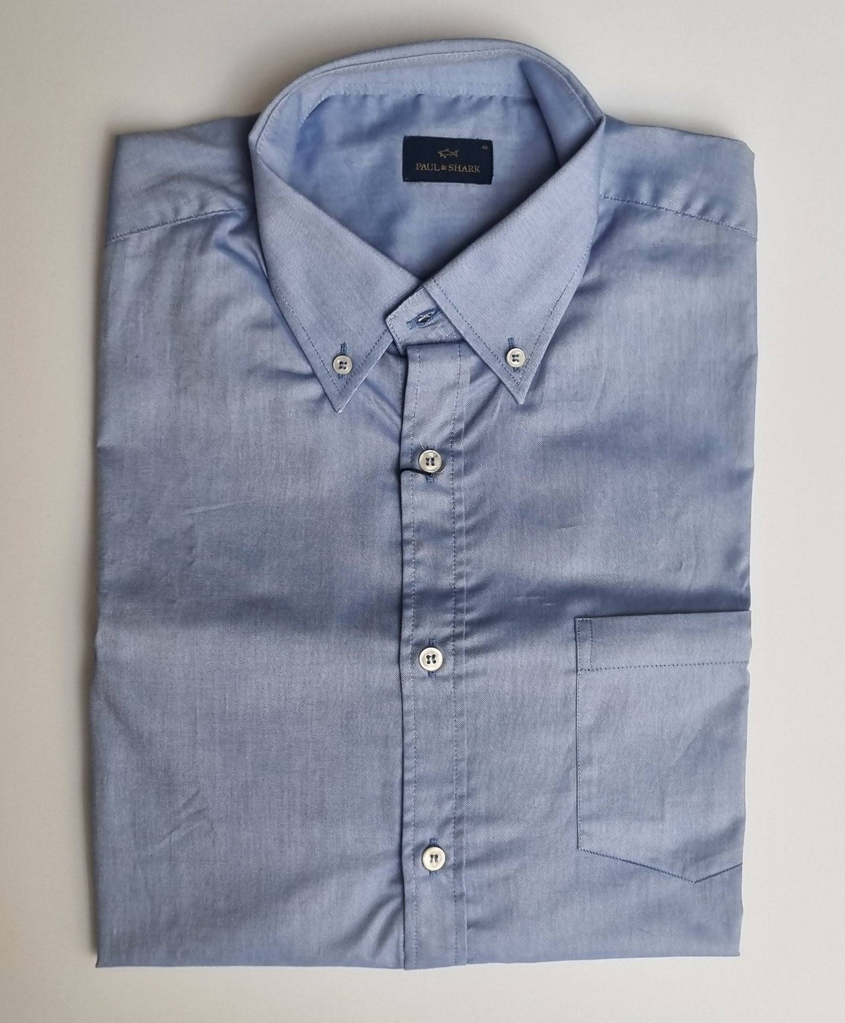 The Paul &amp; Shark Cotton Oxford Shirt is a timeless essential that brings together classic style and enduring comfort