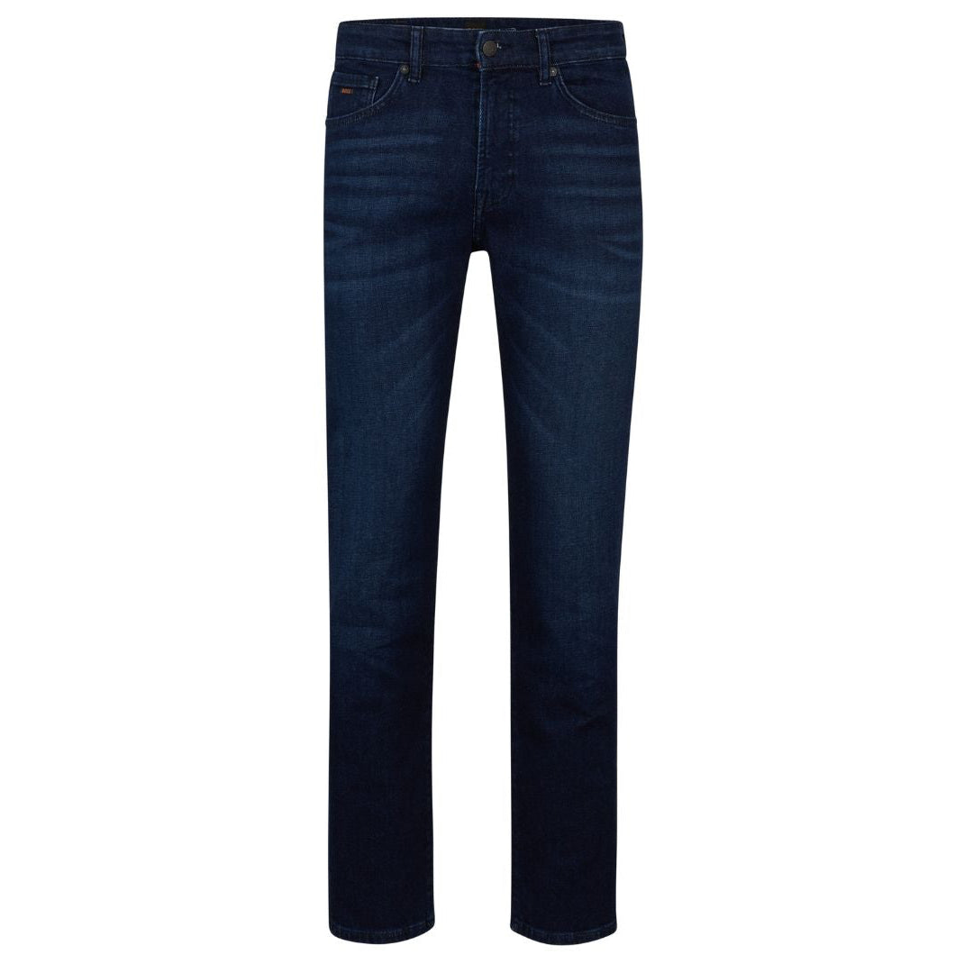 Men’s BOSS Regular-Fit Dark Blue Jeans