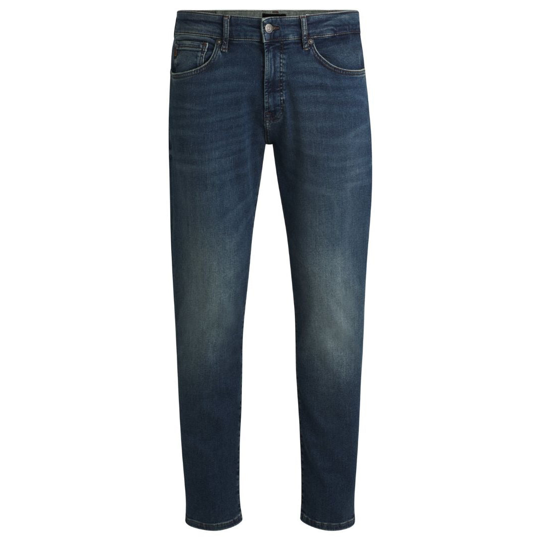 Men’s BOSS Regular-Fit Navy Jeans