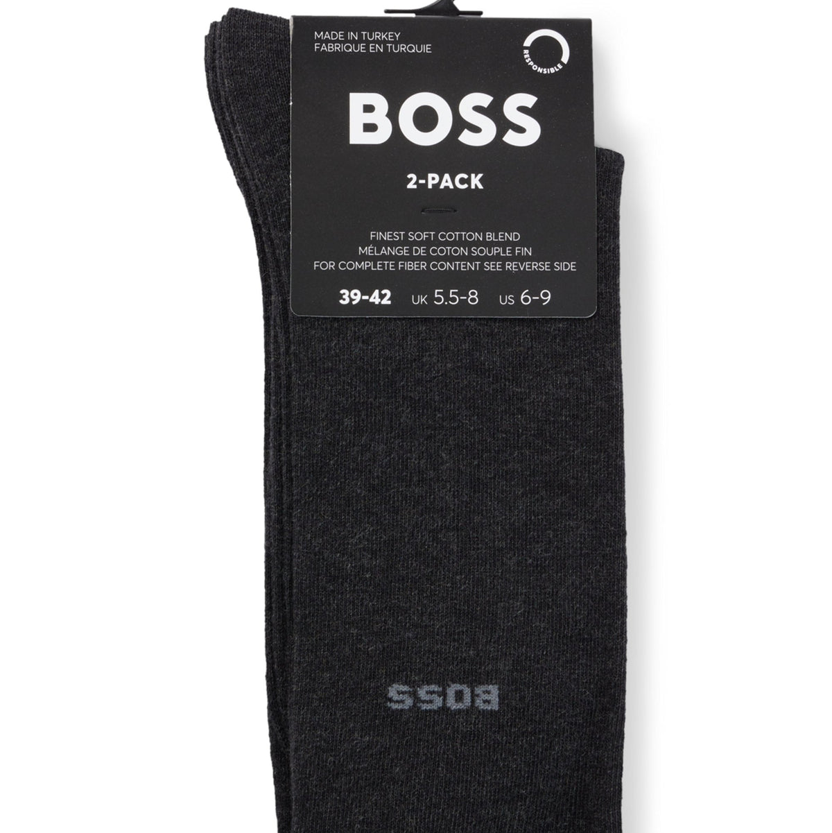Men’s BOSS Charcoal Socks