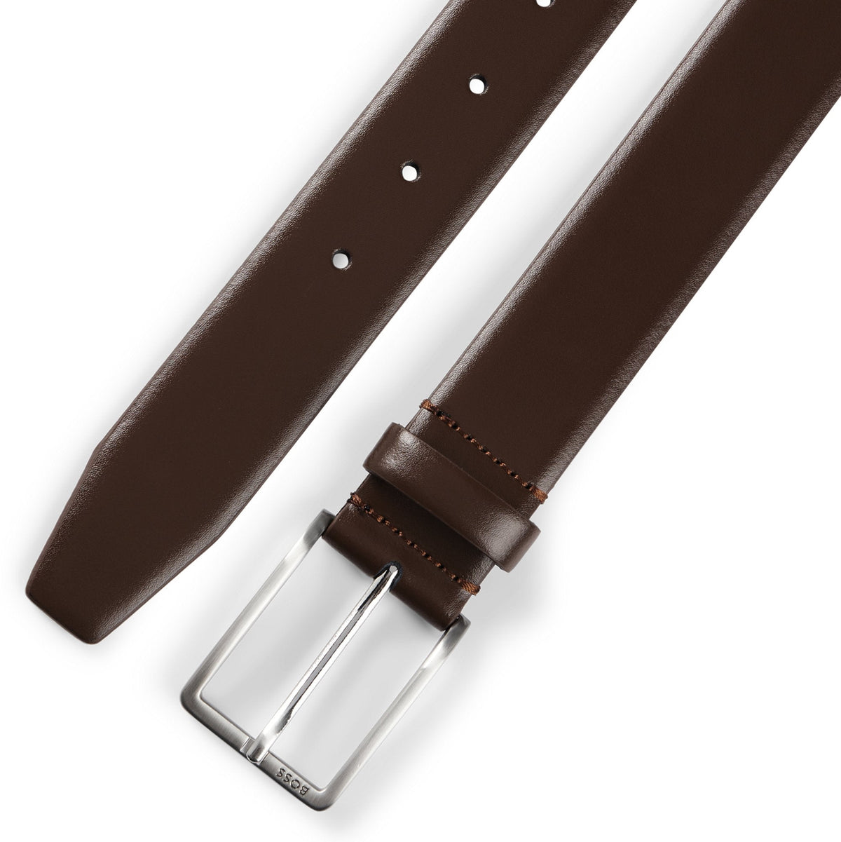 Men’s BOSS Erman Brown Leather Belt