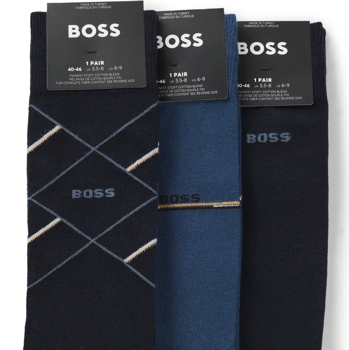 Men’s BOSS Navy Socks