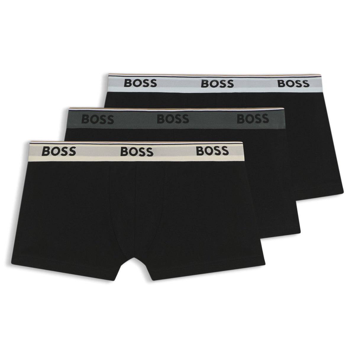 Men’s BOSS Black Stretch-Cotton Trunk