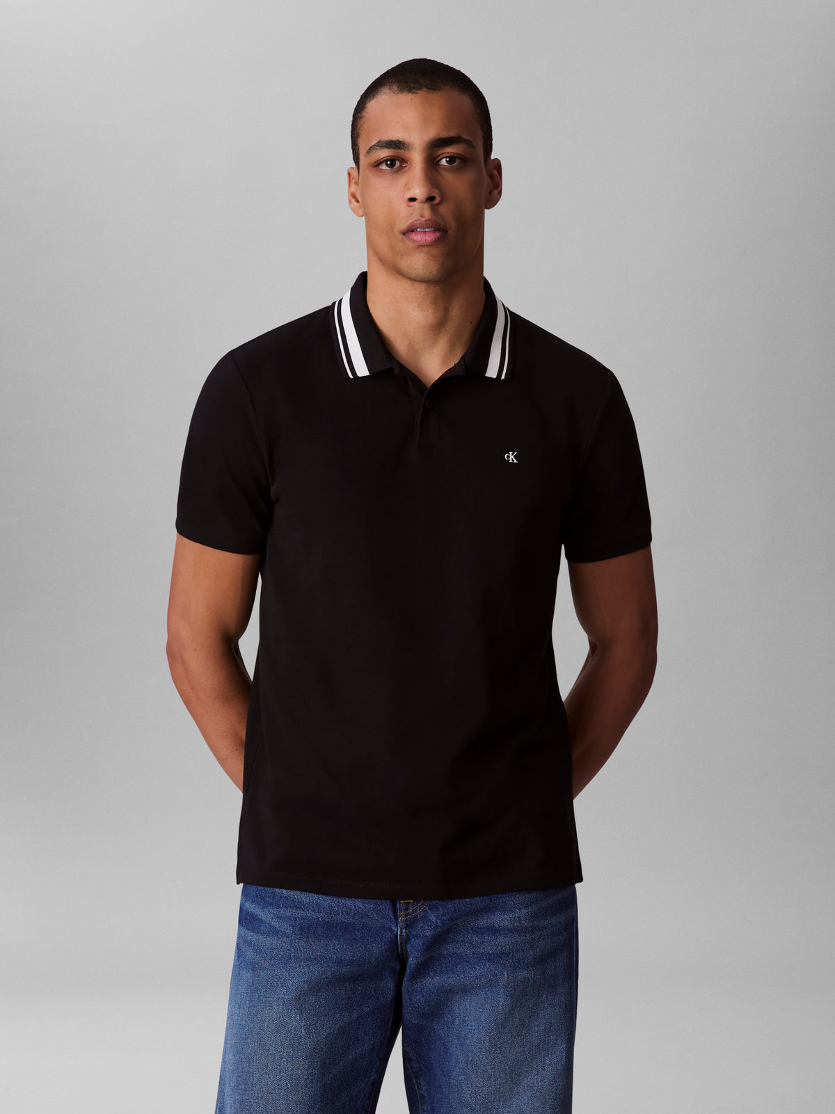 Terry monogram hood