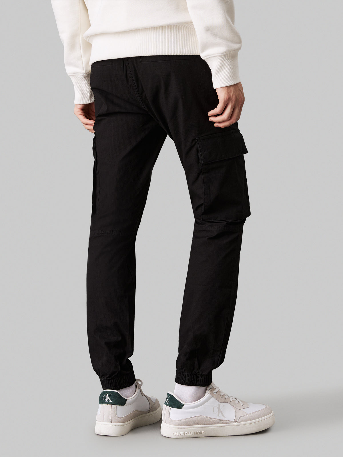 Calvin Klein Skinny Cargo Jeans. Featuring a sleek skinny fit