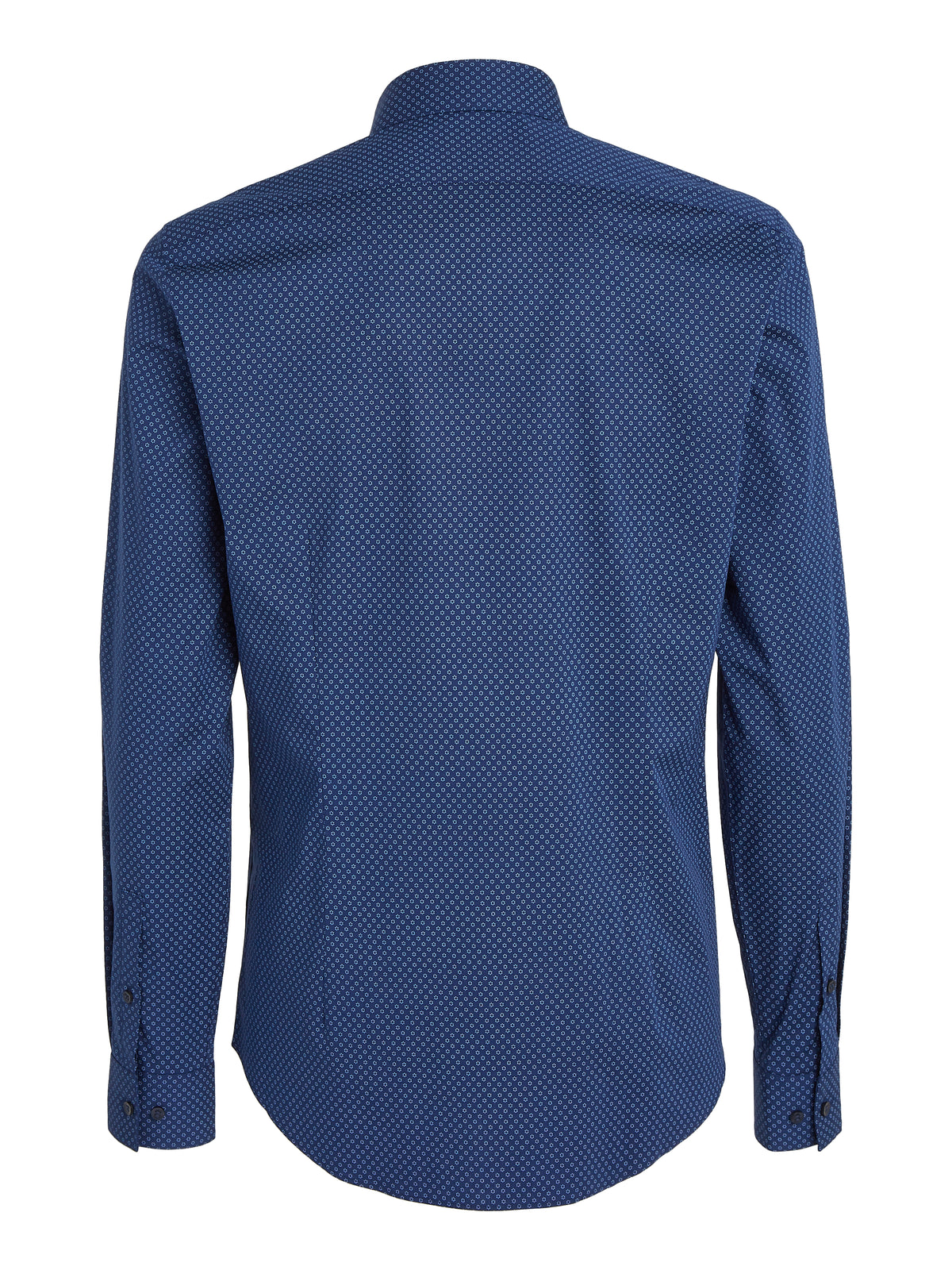 The Calvin Klein Poplin Business Print Shirt brings a modern twist to classic business attire. Made from high-quality poplin fabric