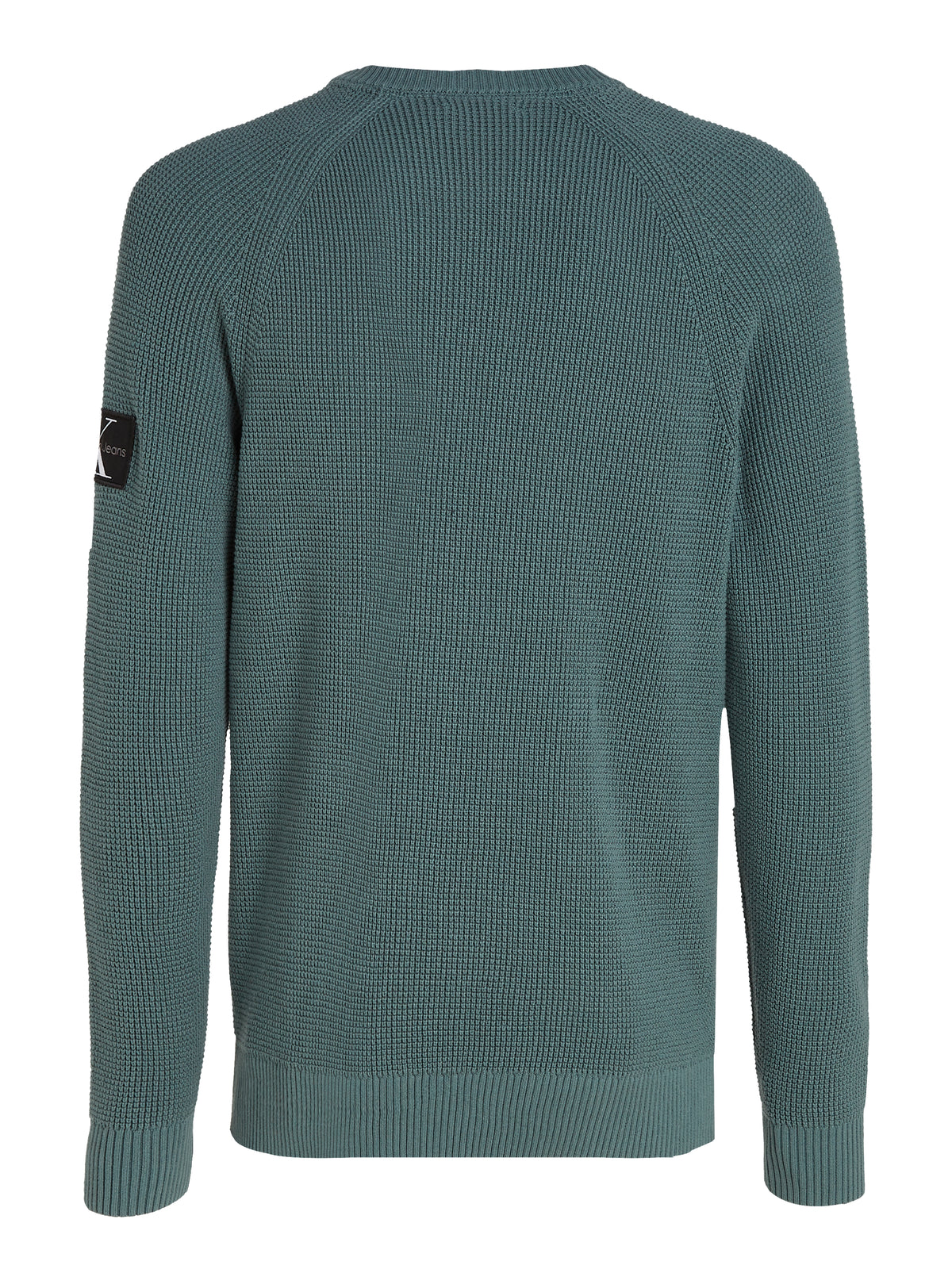 Calvin Klein Badge Easy Sweater. Featuring the iconic badge design, this soft long sleeve sweat crew offers casual comfort for any occasion.