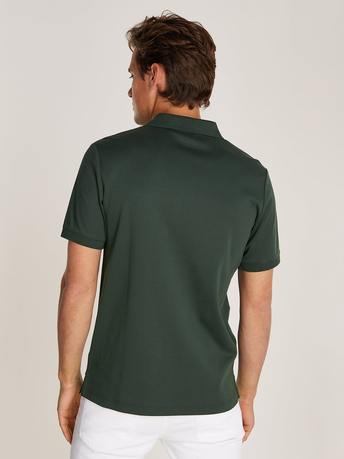 smooth cotton slim polo - Calvin Klein