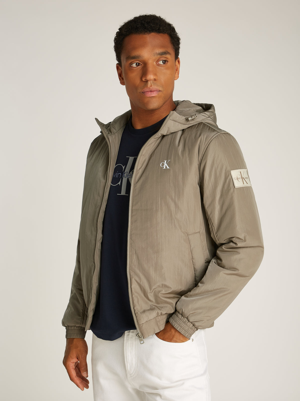 Calvin Klein - padded hooded harrington