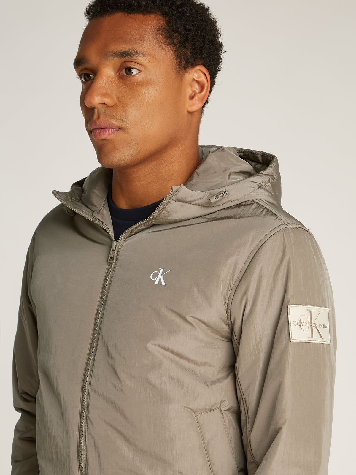 Calvin Klein - padded hooded harrington