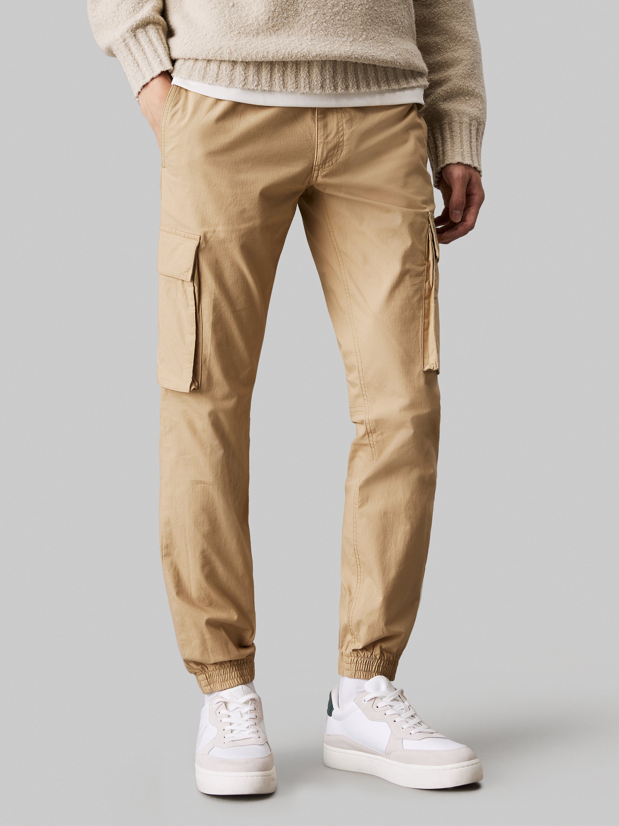 Calvin Klein Skinny Cargo Jeans. Featuring a sleek skinny fit