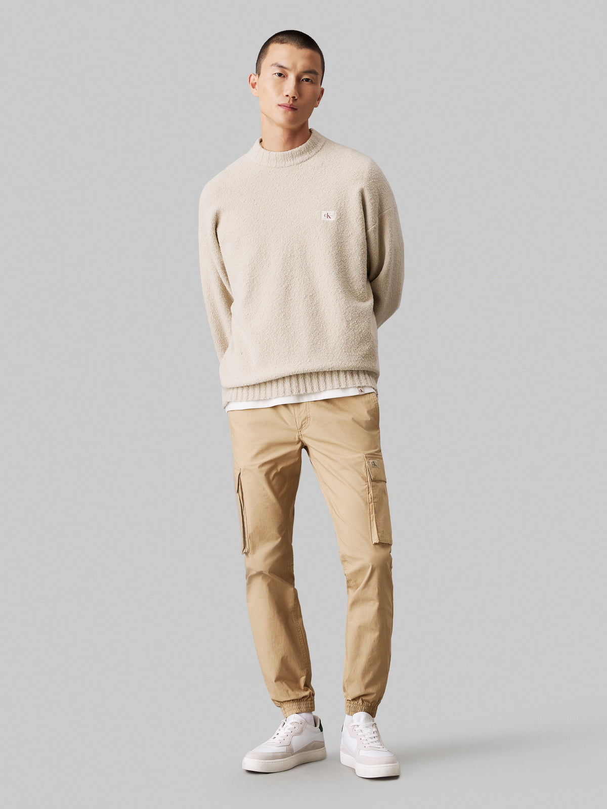 Calvin Klein Skinny Cargo Jeans. Featuring a sleek skinny fit