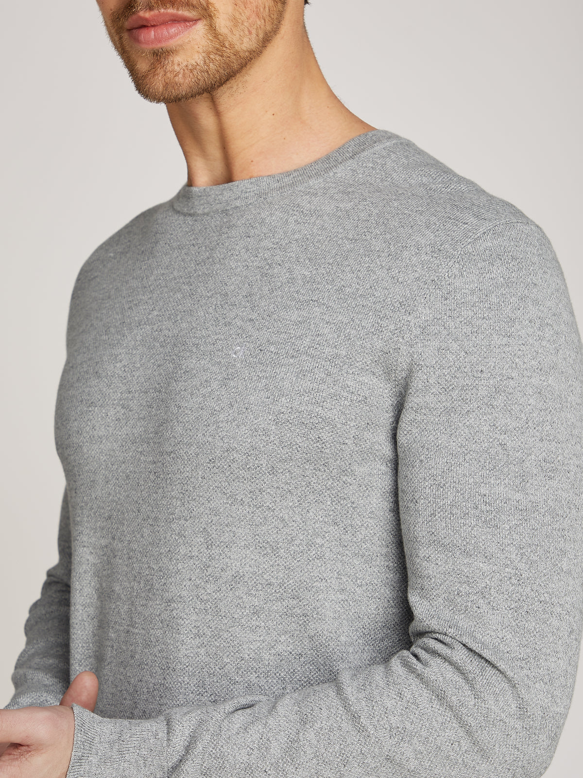 Calvin Klein - micro pique structure sweater