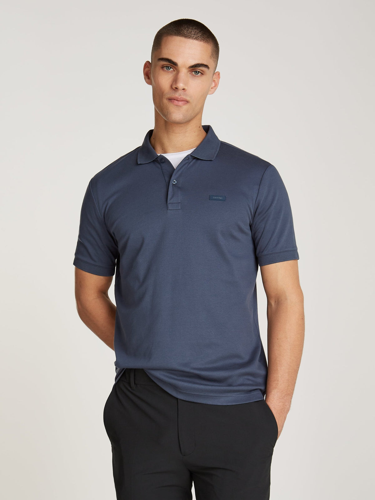 Calvin Klein Smooth Cotton Slim Polo