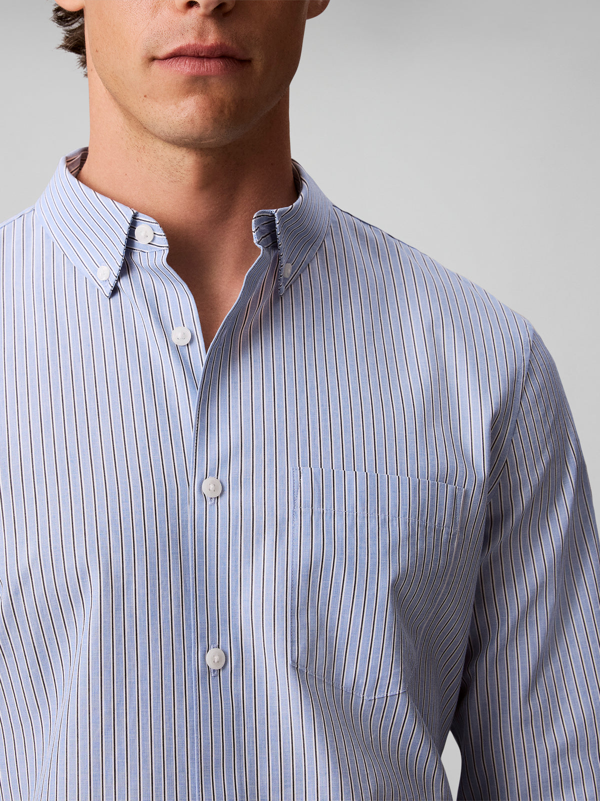 solid oxford shirt