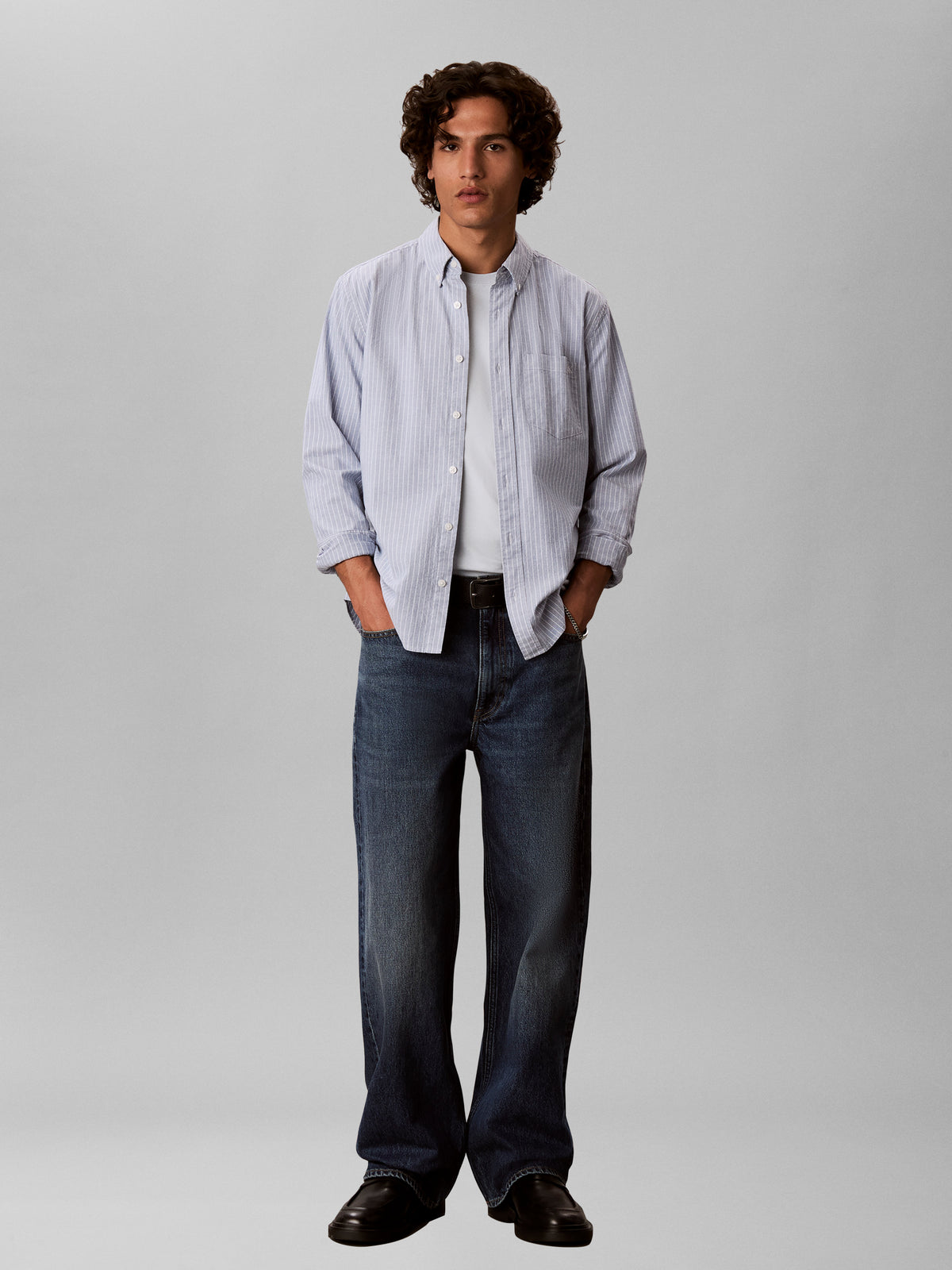 stripe oxford shirt