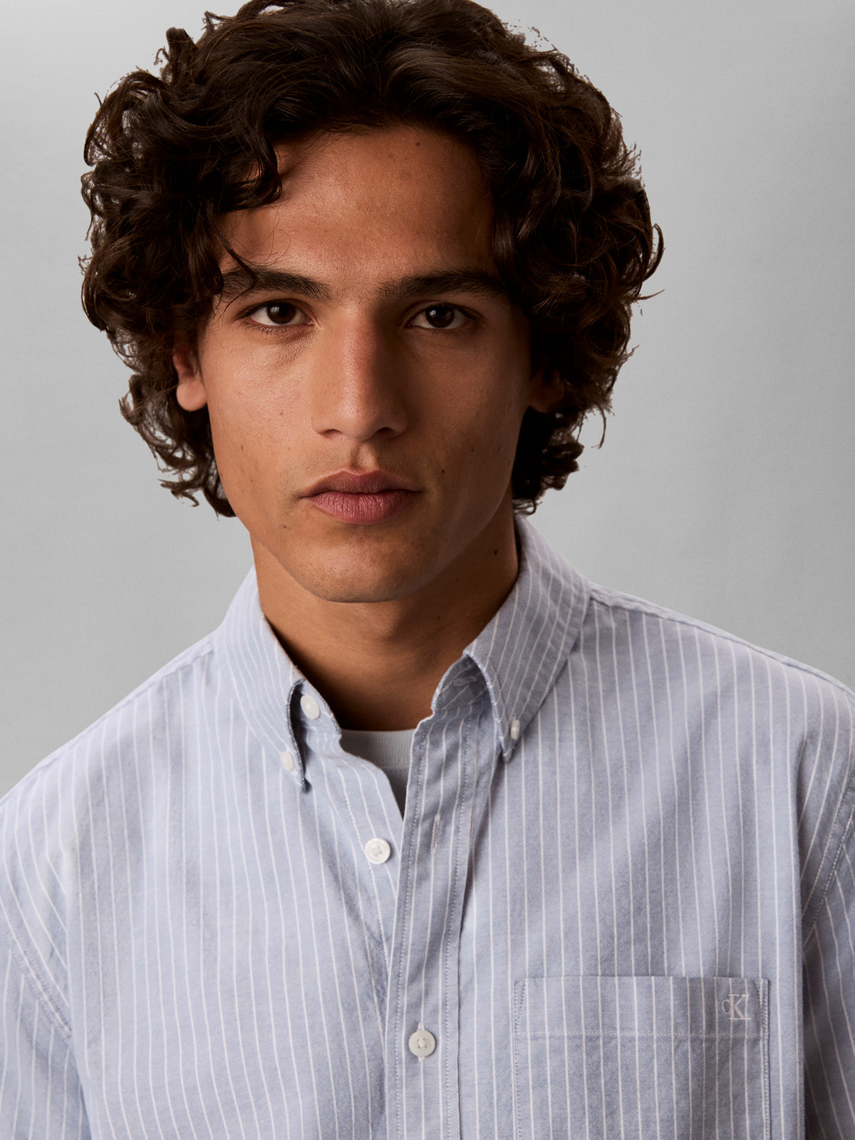 stripe oxford shirt