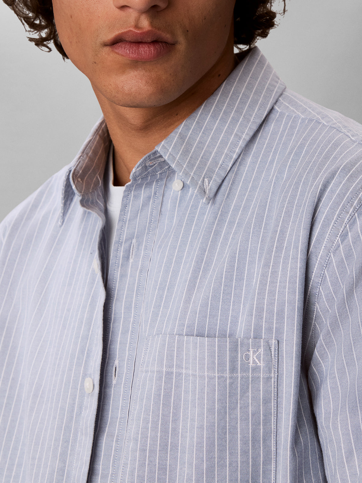 stripe oxford shirt