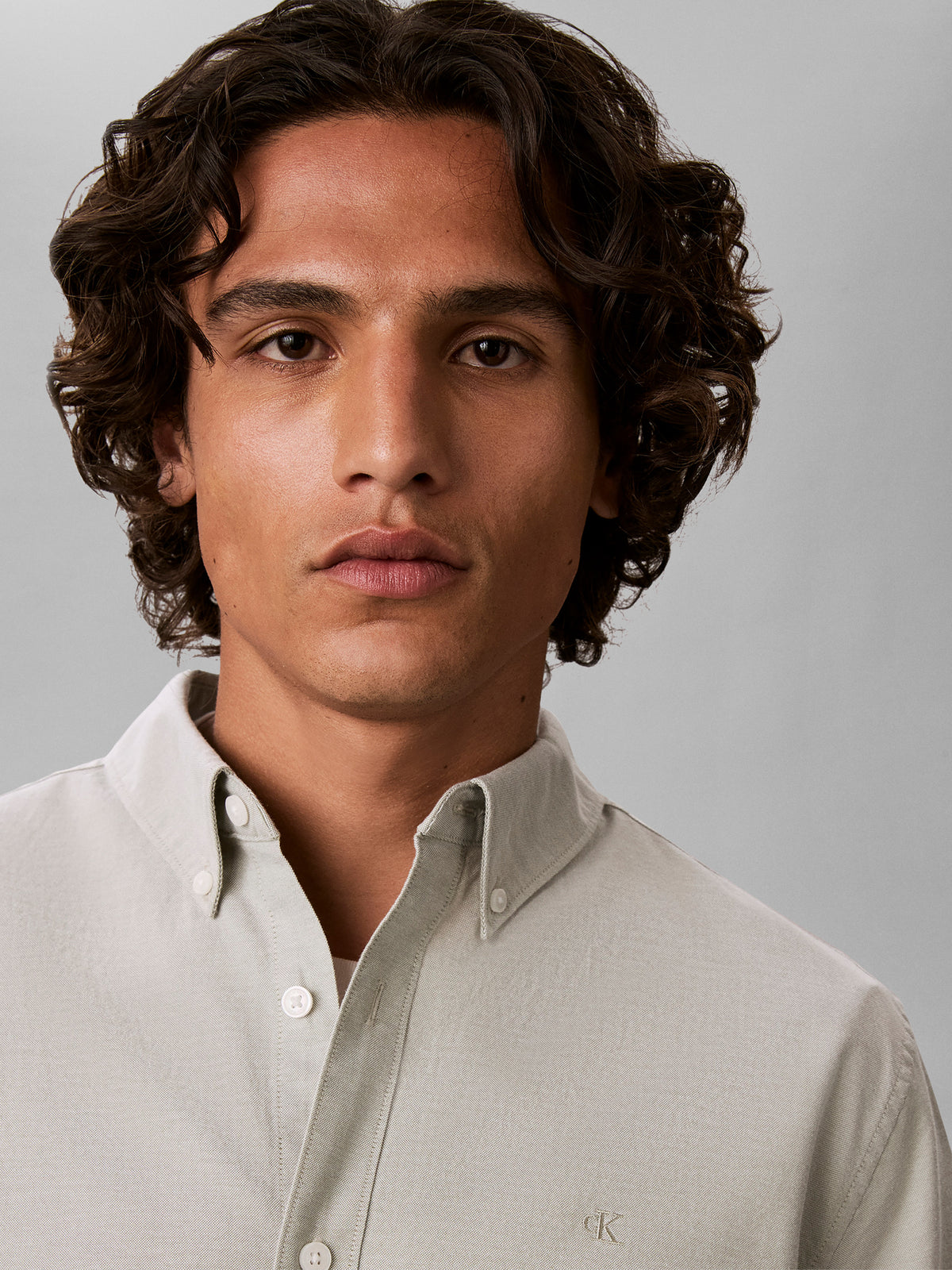 solid oxford shirt