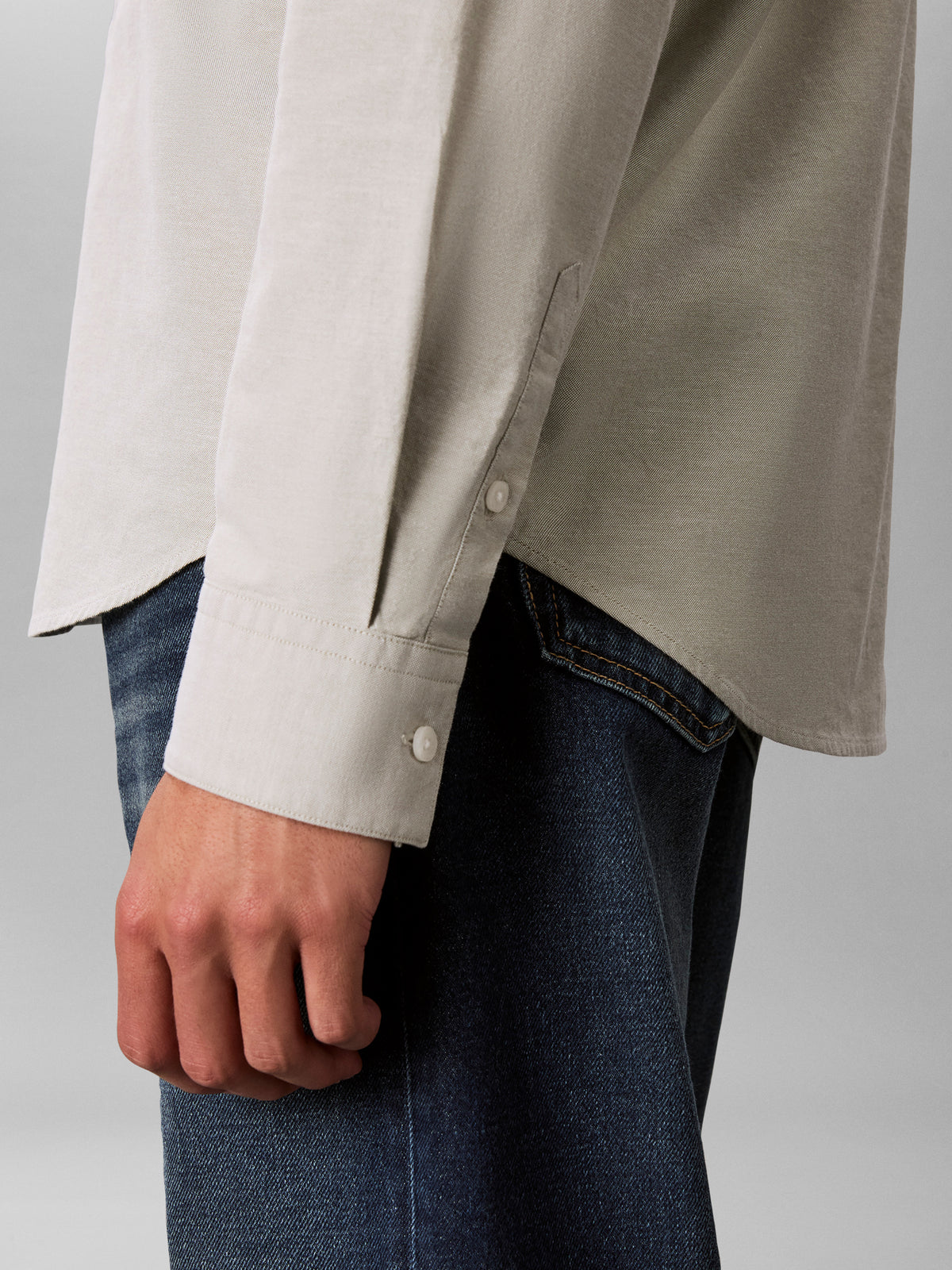 solid oxford shirt