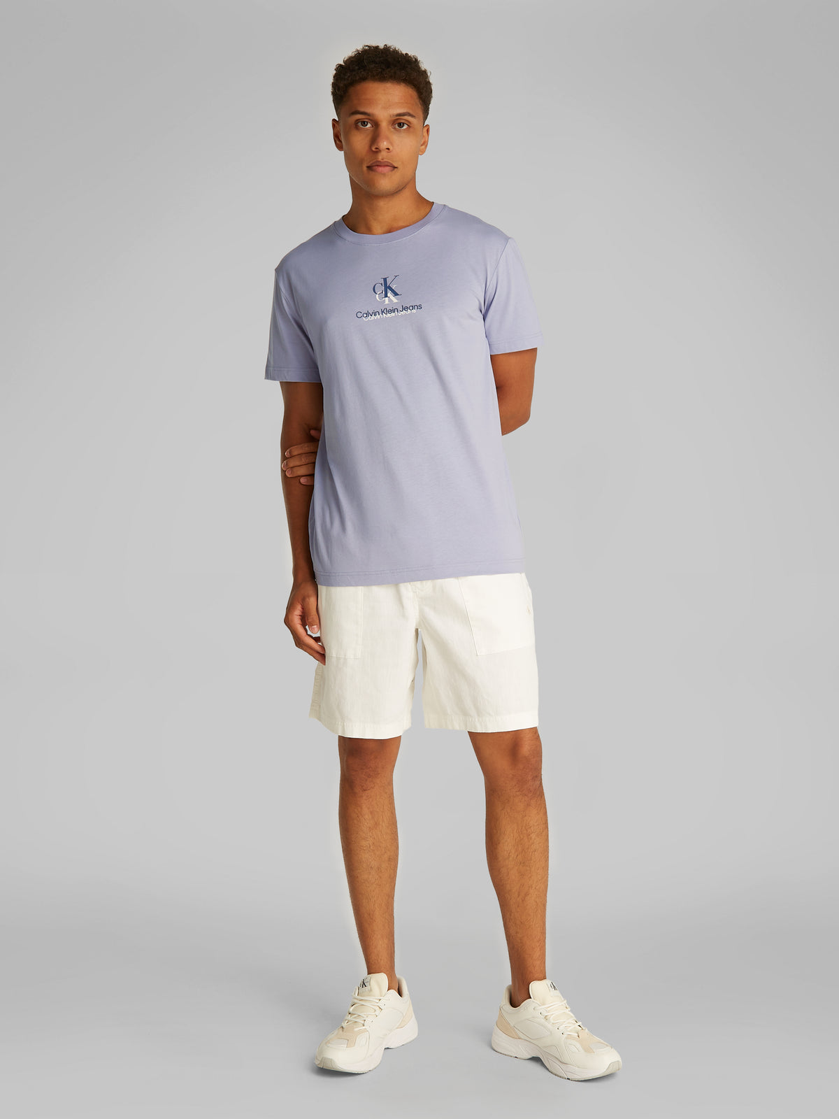 shadow logo tee