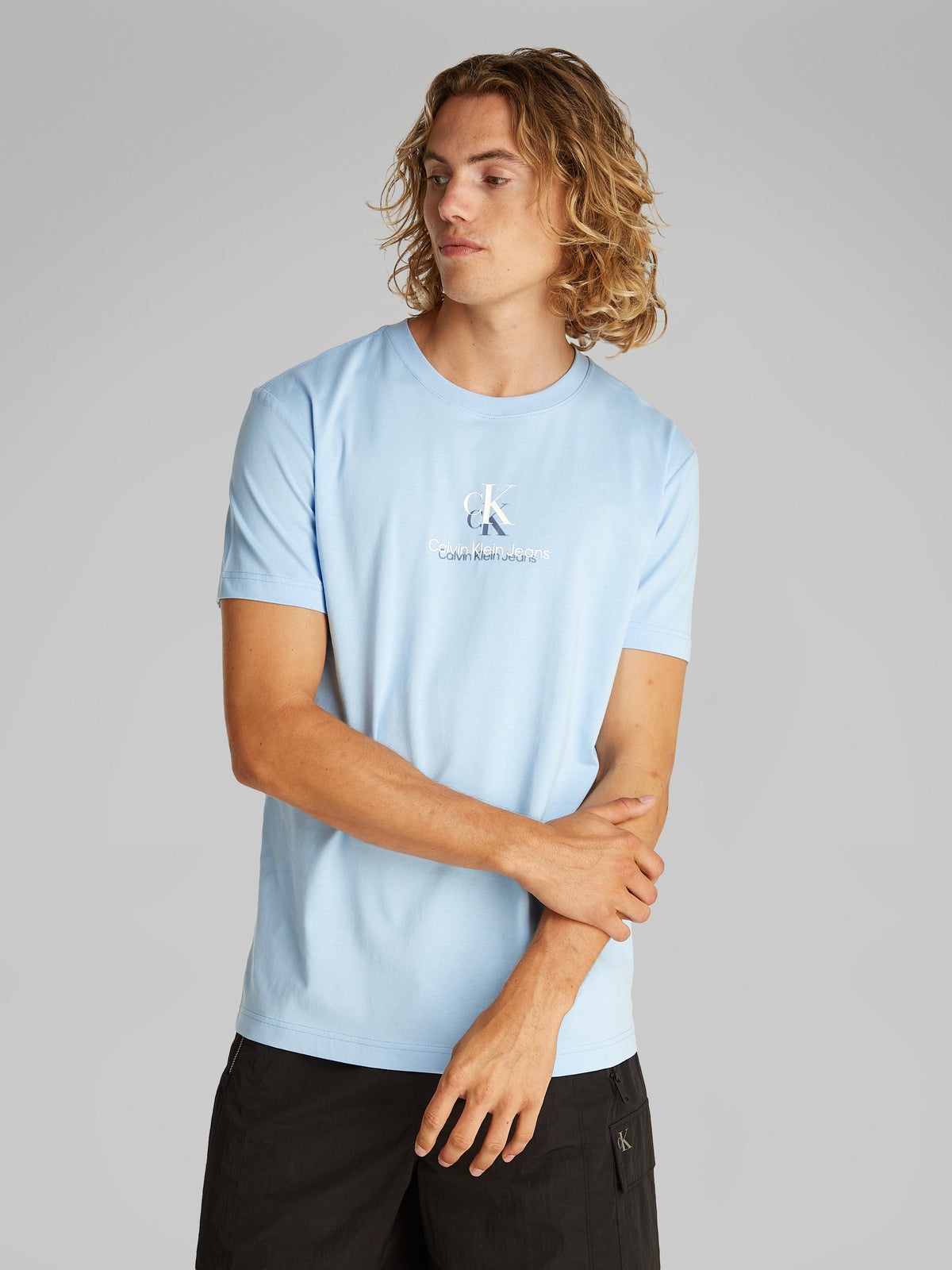 shadow logo tee