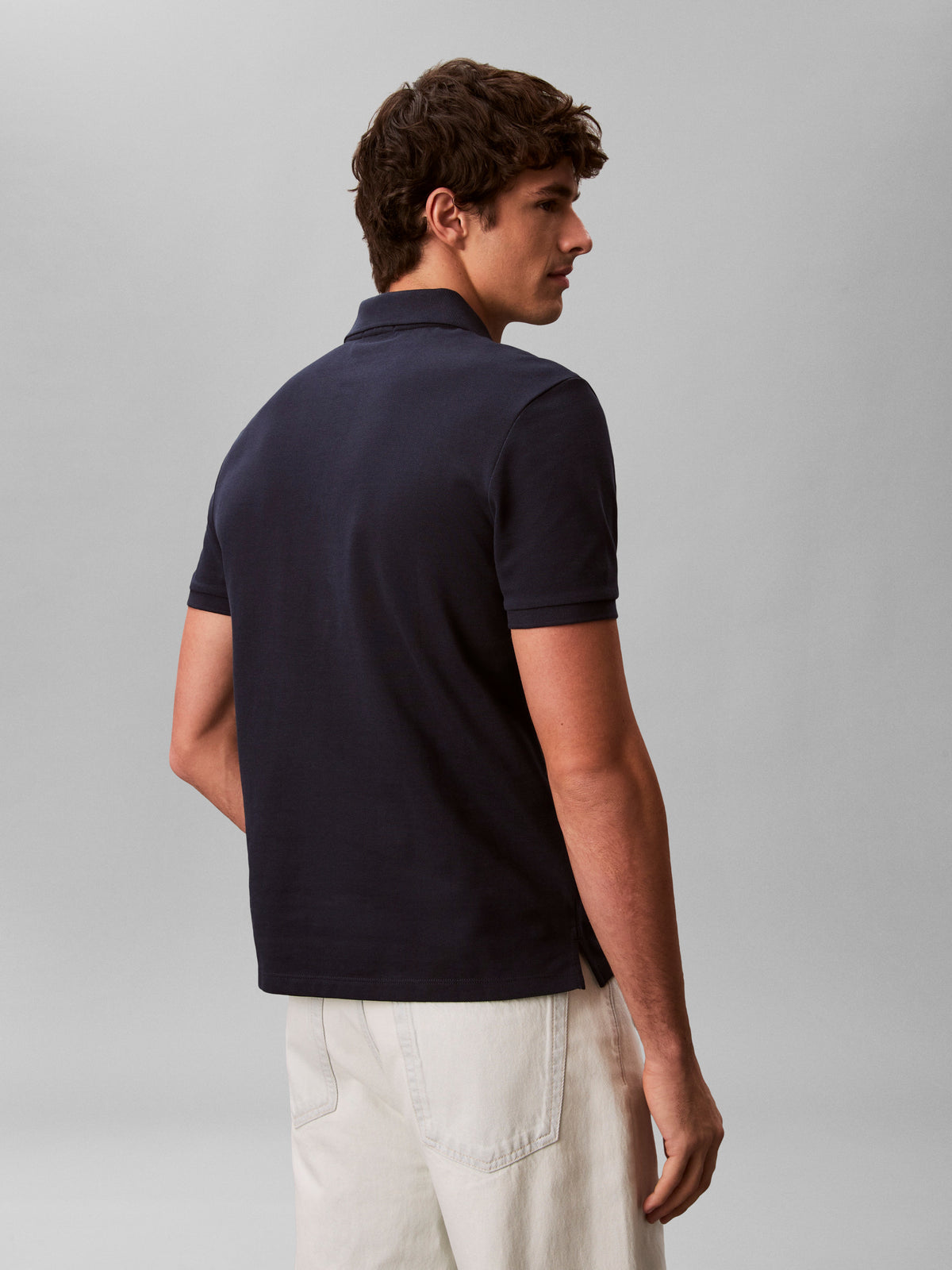 monogram pique polo