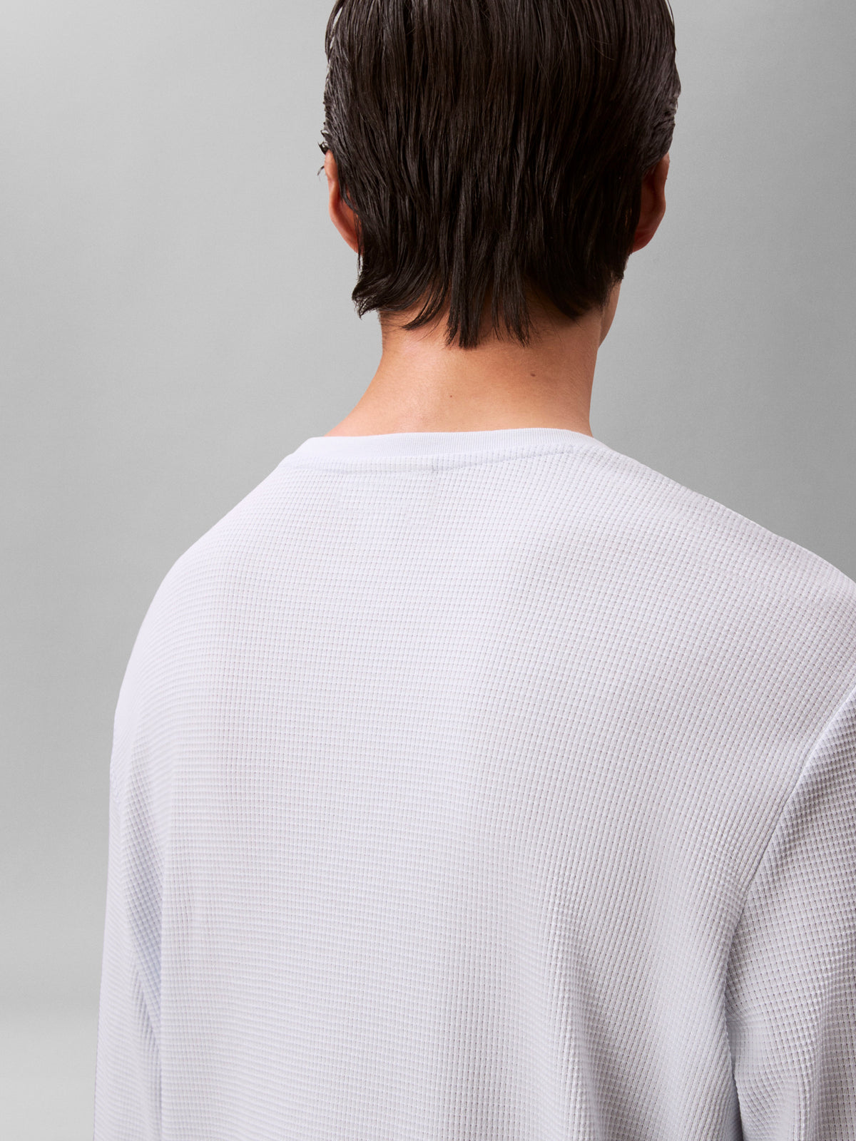 Waffle Badge Long Sleeve Tee