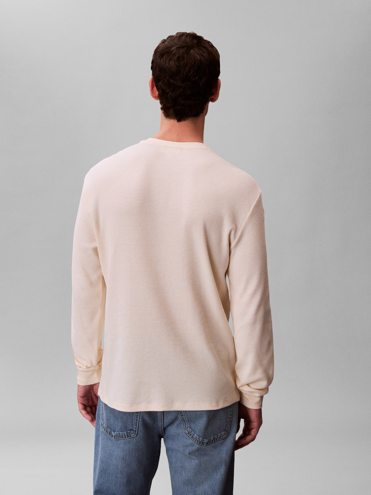 Waffle Badge Long Sleeve Tee
