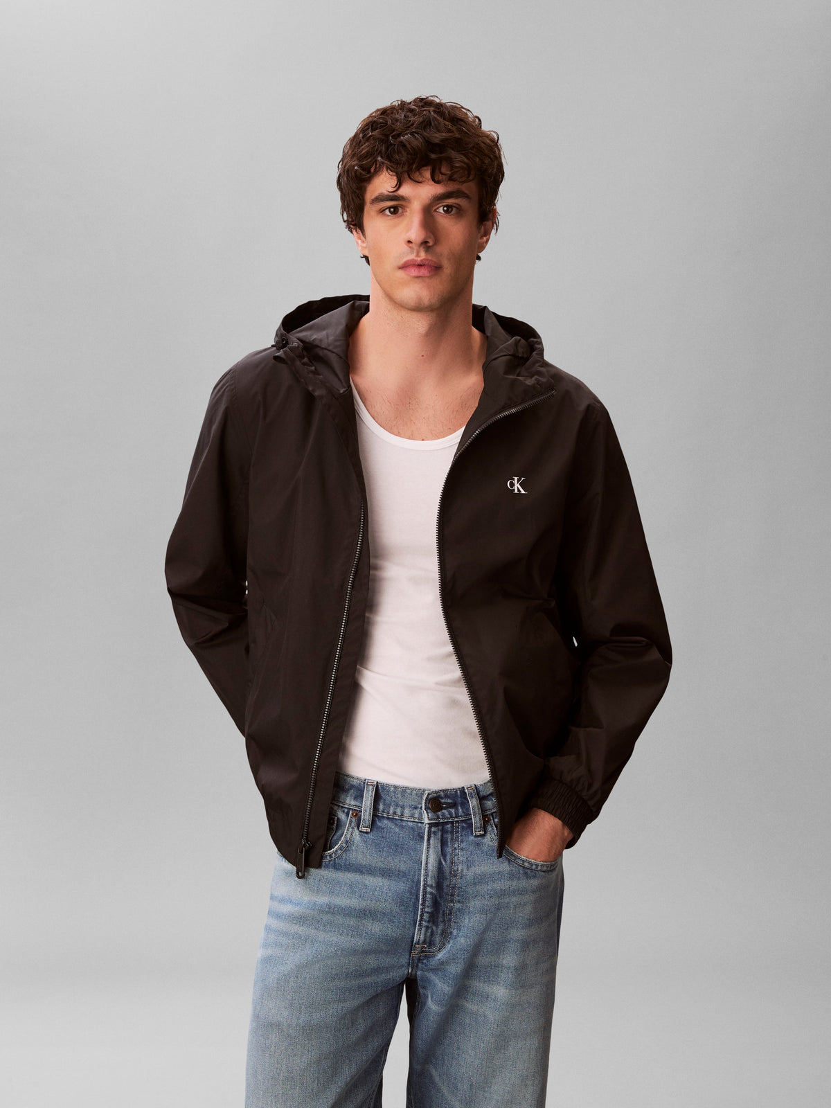 Nylon Harrington Jacket