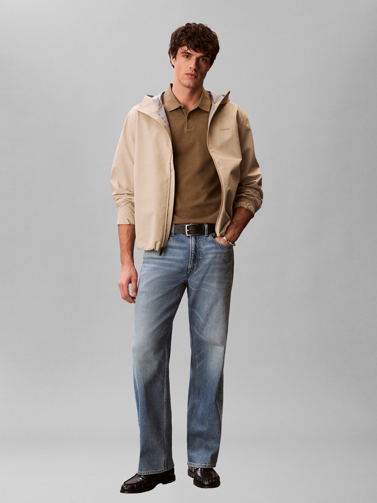 monogram pique polo