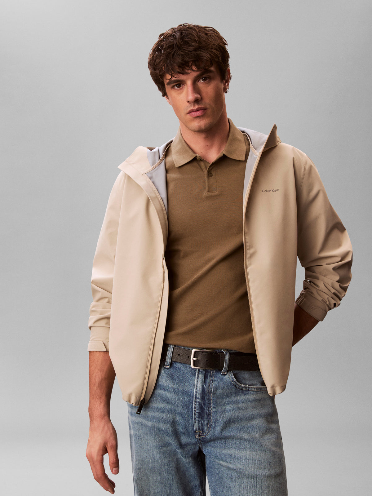 monogram pique polo