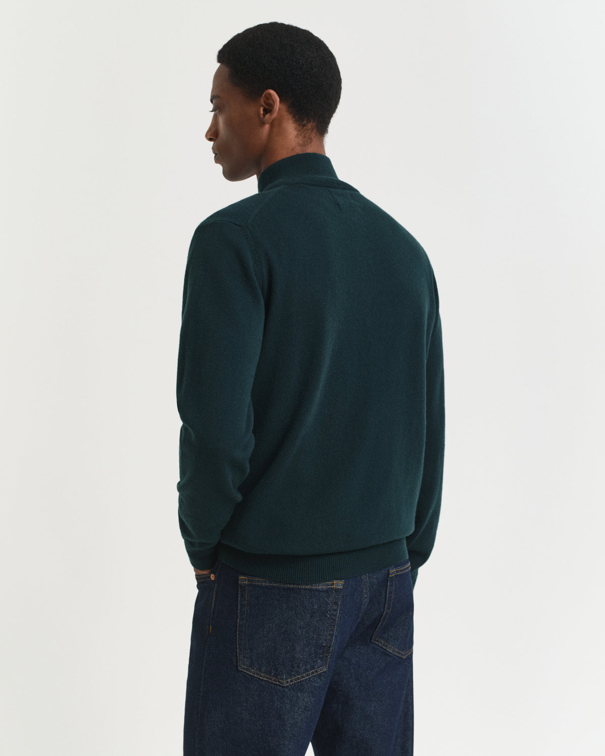 Gant Superfine Lambswool Half-Zip Sweater
