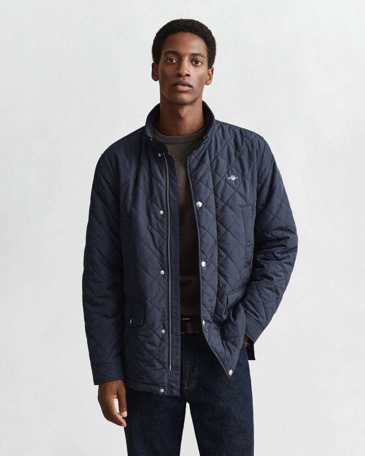 Quilted windcheater jacket