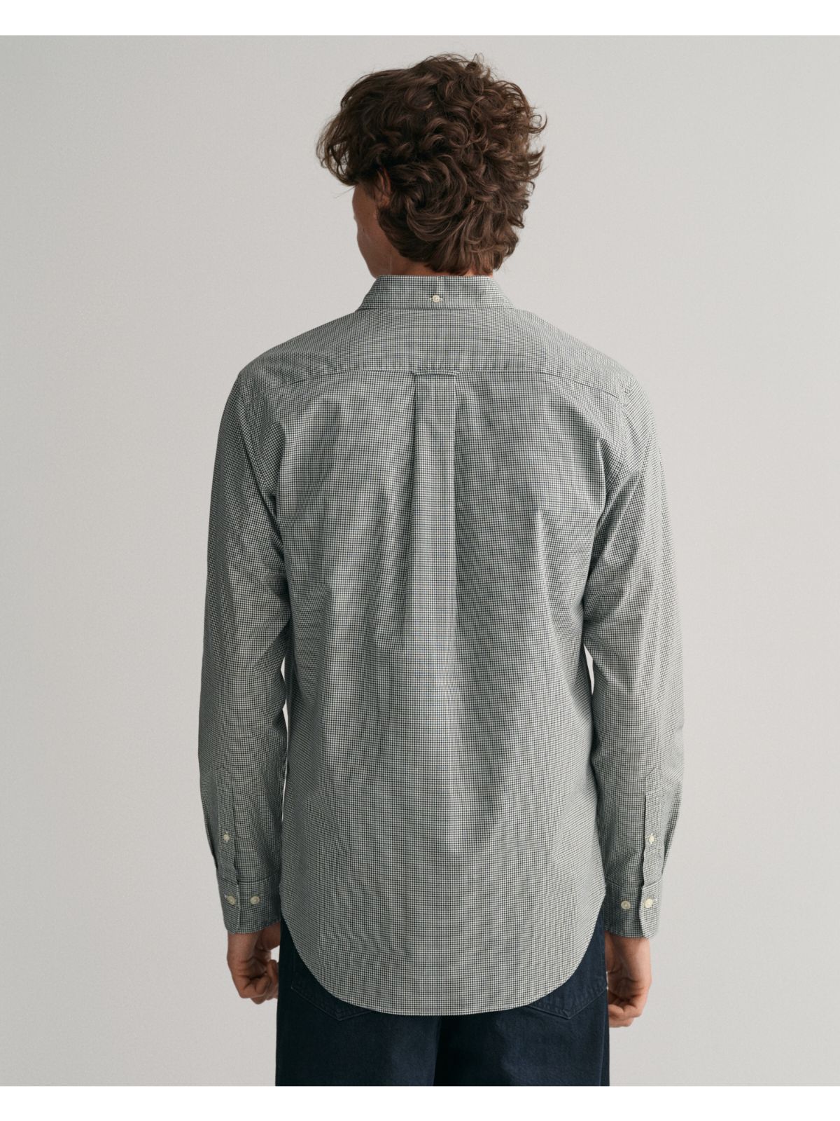 Poplin micro Check Shirt