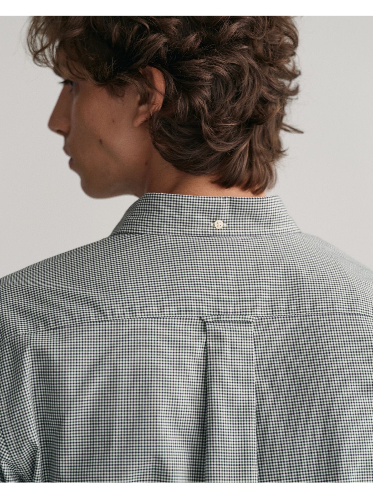 Poplin micro Check Shirt