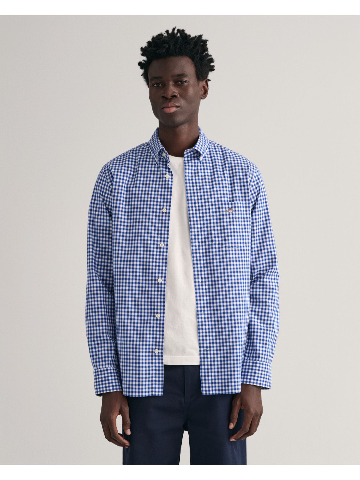 Poplin Gingham Shirt