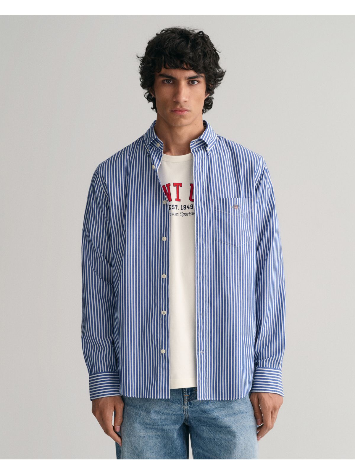 Poplin Stripe Shirt