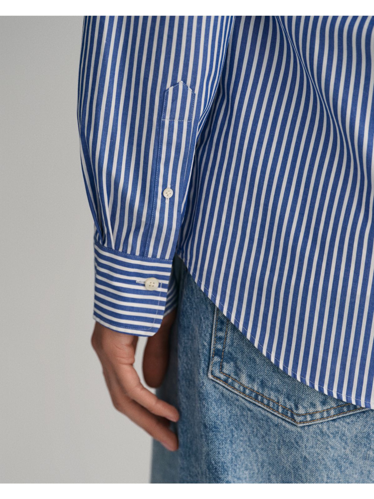 Poplin Stripe Shirt