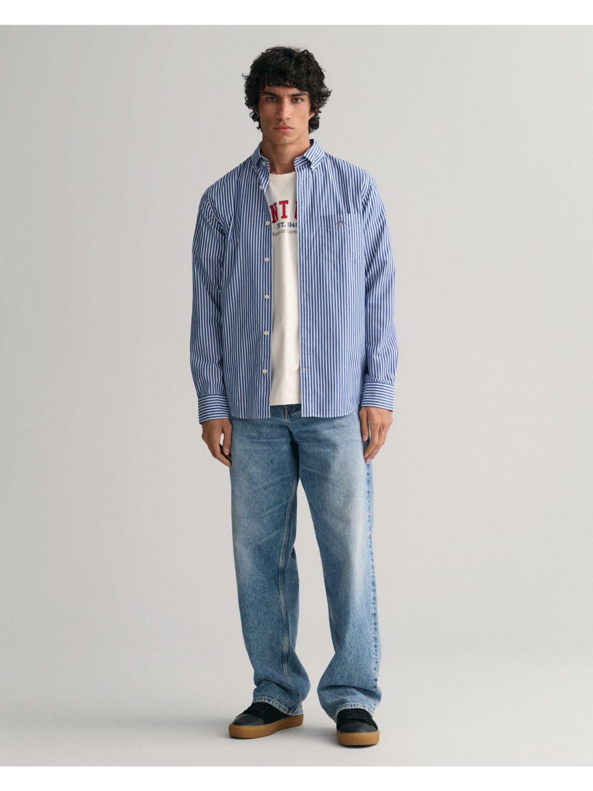 Poplin Stripe Shirt