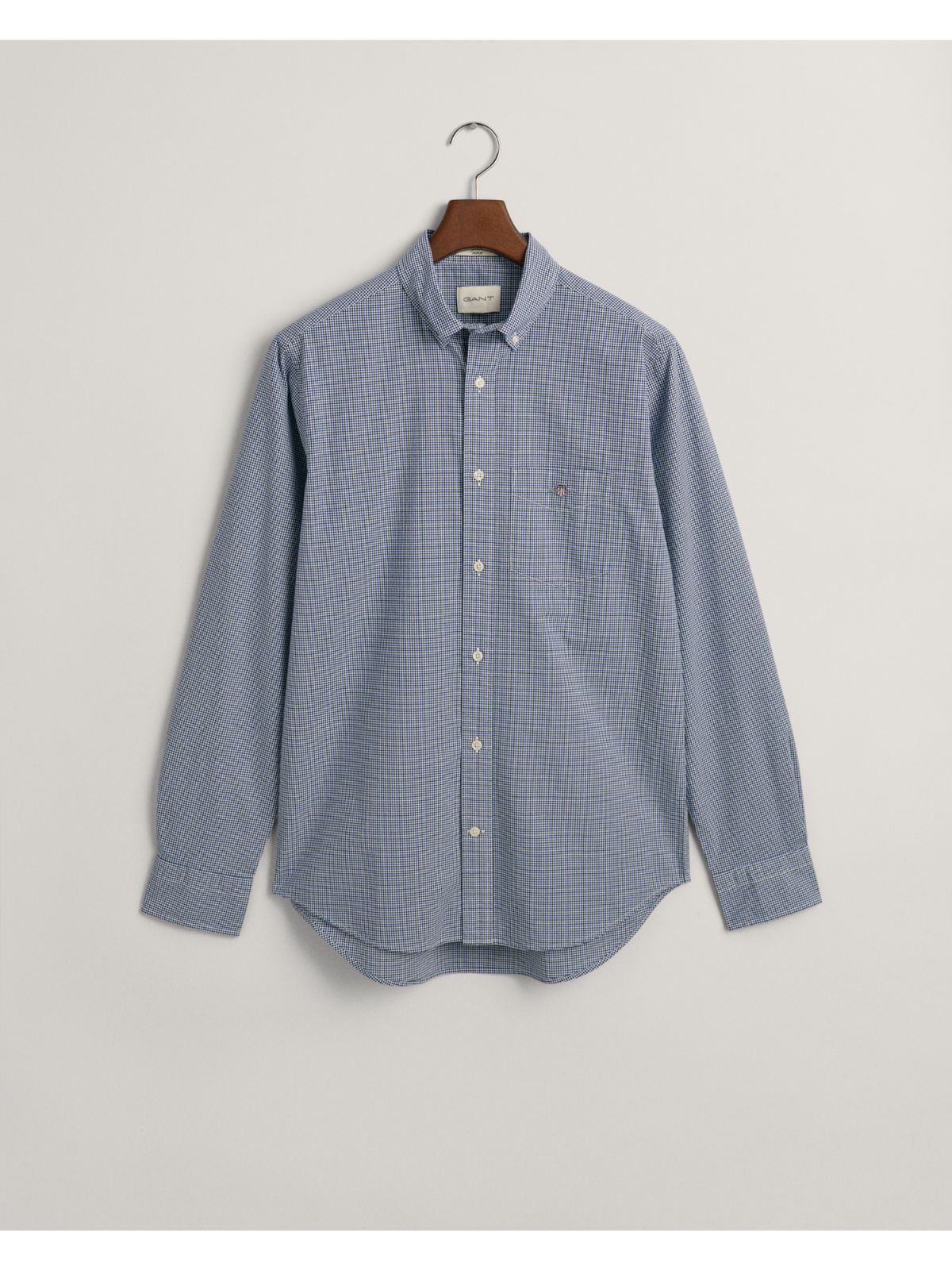 Poplin micro Check Shirt