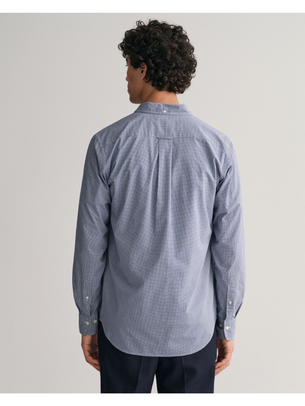 Poplin micro Check Shirt