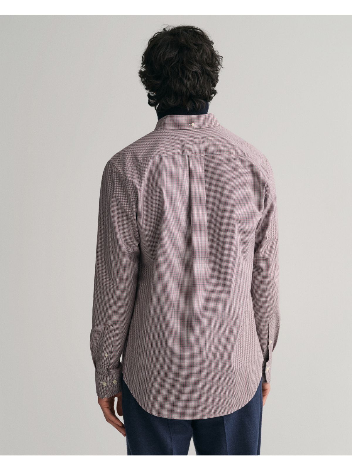 Poplin micro Check Shirt