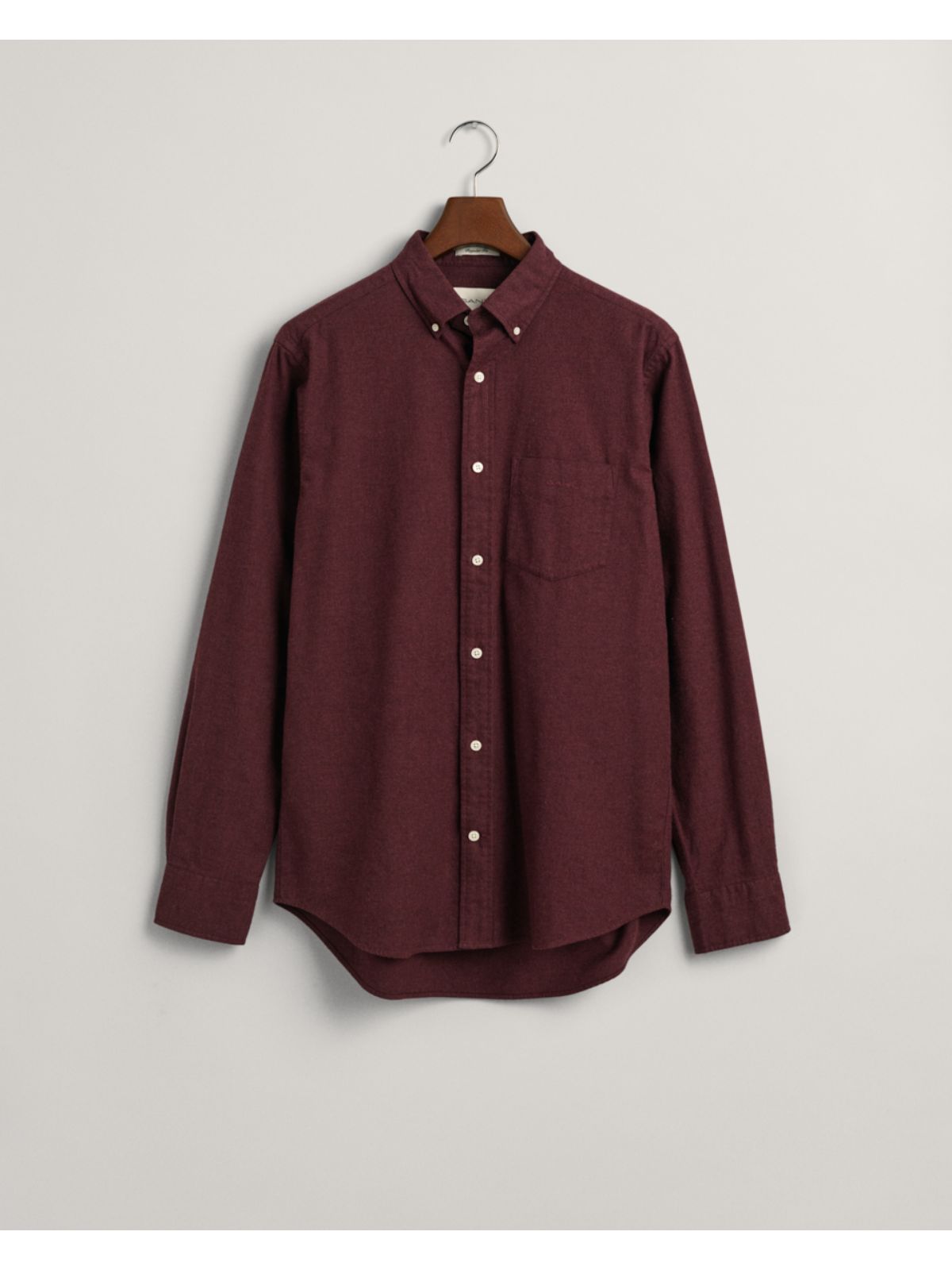 flannel melange shirt